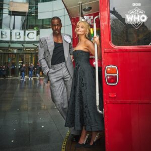 Millie Gibson Instagram - Abbey Road baby❤️‍🔥❤️‍🔥❤️‍🔥
Season 1 premiere launch of the new season of Doctor Who has begun.. 🚀

You guys killed these looks… 
Styling: @jennedykennedy, @nadiadahanxo @dior (premiere look) 
Hair: @davidebarbieri_
Makeup: @sarahillmakeup
@publiceyecomms
@bbcdoctorwho
@bbc