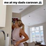 Millie Taylforth Instagram – Spend the morning with me at my dads caravan 🚐 #thrillpitchblack #rimmellondon @rimmellondonuki ad