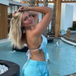 Millie Taylforth Instagram – Travelling solo but I can always rely on Greek staff to carry my insta and hype me up 🤭