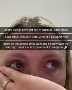 Millie Taylforth Instagram - Dubai you were fun.. until you weren’t 🙃