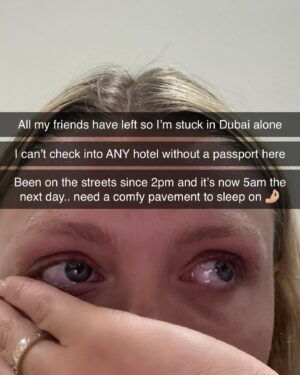 Millie Taylforth Instagram - Dubai you were fun.. until you weren’t 🙃
