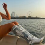 Millie Taylforth Instagram - Got my suitcase back after it was lost for 10 days so I’m shaking my a$$ on a yacht in Dubai 😌 Thank you @eliterentalsdubai for the best experience ❤️