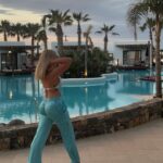 Millie Taylforth Instagram – Travelling solo but I can always rely on Greek staff to carry my insta and hype me up 🤭