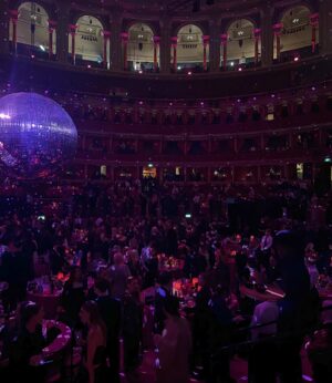 Mimi Webb Instagram - BFAs💙 celebrating the best of the best 🦋 @britishfashioncouncil @cocacola thank you for having me!! and to everyone involved ur the best 🥹