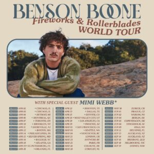 Mimi Webb Instagram - SURPRISE!!!! ya girl is going on tour with the legend @bensonboone this April ahhhh!! Back on the road in the US IM SO EXCITED!!!! 🇺🇸🇺🇸🇺🇸🇺🇸can’t wait to meet/see you all & share some incredible moments together on them pretty stages 😍😍 let’s go put a sick show on!! see ya soon!!!