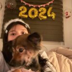 Min-seo Instagram - 쿠마랑 둘이 홈파티❤️‍🔥 와라 2024!