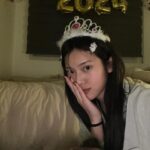 Min-seo Instagram - 쿠마랑 둘이 홈파티❤️‍🔥 와라 2024!