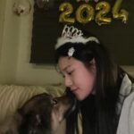 Min-seo Instagram - 쿠마랑 둘이 홈파티❤️‍🔥 와라 2024!
