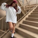 Mina Shirakawa Instagram - キャメラマン📷女帝🪭 @maika_0324 昨日はピンク🩷コーデにしてみたっ。 #MinaShirakawa #prowrestling #STARDOM #ootd #HIGHfLYeR #fashion #WeWantMina