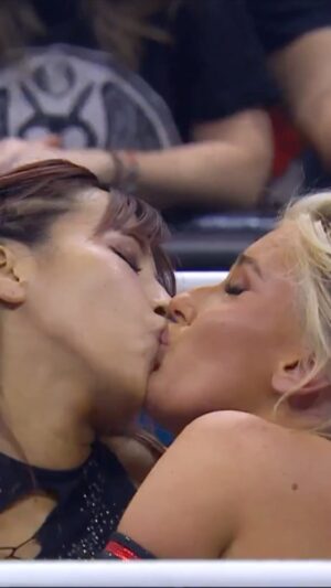 Mina Shirakawa Instagram - @mina_shirakawa came to the aid of @mariahmayx during #AEWDynamite!