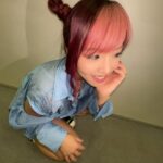 Mina Shirakawa Instagram - ツノ生やしてみた🫶🏻 #MinaShirakawa #prowrestling #STARDOM #hairstyle #pinkhair