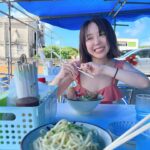 Minami Minegishi Instagram - シュノーケル後の宮古そば最高🍜