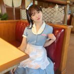 Minami Minegishi Instagram - 好評だったノースリーブスのダイナー風コンセプト🍽️ こう見るとロングも捨てがたい、、皆さんはどっち派ですか？