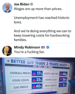 Mindy Robinson Instagram - Lies is all this thieving, war mongering, illegitimate pedo regime has at this point....