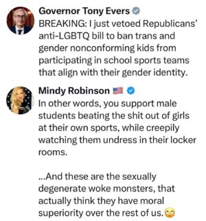 Mindy Robinson Instagram - It's not equality the Left wants, it's preferential treatment for themselves.