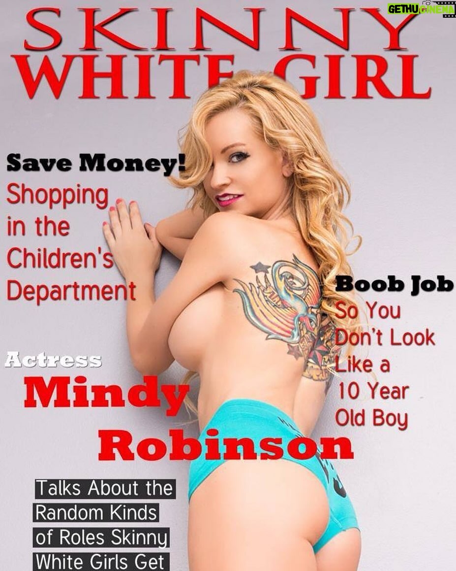 Mindy Robinson - 3.2K Likes - This came up in my memories today....it's a fake magazine cover they mocked up and printed out to use as a prop in an old comedy sketch I did. 🤣🤣🤣
I can try to find it, but I honestly don't even remember what it was called. lol