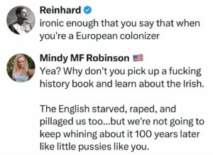 Mindy Robinson Instagram - I said Europeans smell like BO, because depending on the country...they do. Someone clearly internalized it...