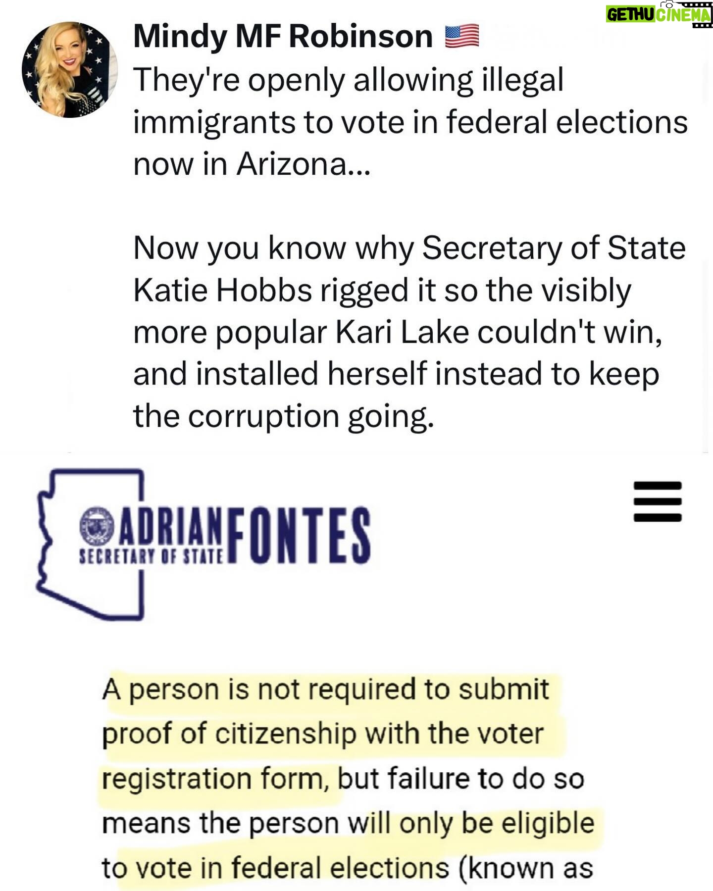 Mindy Robinson - 4K Likes - You can't vote your way out of rigged elections....