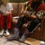 Minnie Driver Instagram - The great, @troykingi and I recorded a version of Nick Drake’s ‘Saturday Sun’ for the film ‘Uproar’ which is in theatres in North America, now . This is just one take of many… raw and untouched . This film holds an incredibly special place in my heart and I will never forget my time spent working with Julian Dennison and @rhysdarby . Getting to record with Troy was an absolute dream - nga mihi nui ❌⭕️❌⭕️❌ #aotearoanz🇳🇿