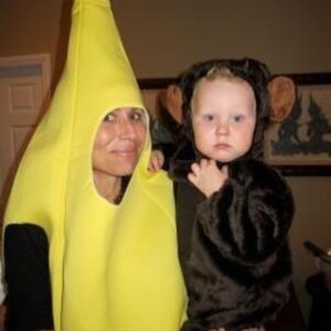 Minnie Driver Instagram - My annual reminder that Henry ALWAYS chose our #halloween costumes. 🎃