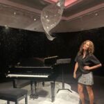 Minnie Driver Instagram - Was very fortunate to have been invited to @sothebys last night to see the beautiful and extraordinary things that made up a part of Freddie Mercury’s life. His piano made my heart beat faster. There is no reserve on it today when the auction begins, but I sure hope it finds its way into a players hands and not some collectors warehouse. Bless his amazing talent and life ⚡️#freddiemercury #freddiemercuryforever Thanks @natalielewis13w for the invitation 🖤🤍