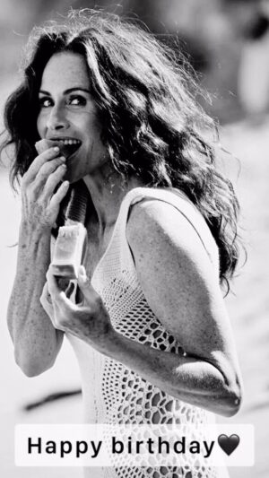 Minnie Driver Instagram - Happy almost birthday to me🎈But really to my mother , who did all the work.. 💫I didn’t  write this song for her, but it’s called ‘Beloved’, she loved it, and it will forever remind me and my sister, of her. 💫🎈💫 #beloved #happybirthday Thanks for the post @millcandance