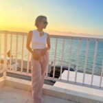 Minori Inudo Instagram - #沖縄 またすぐ行きたいな🏝️ ピンクって幸せを呼ぶ色だから 好き🩷 #ファッション #ピンクコーデ #瀬長島 #ウミカジテラス