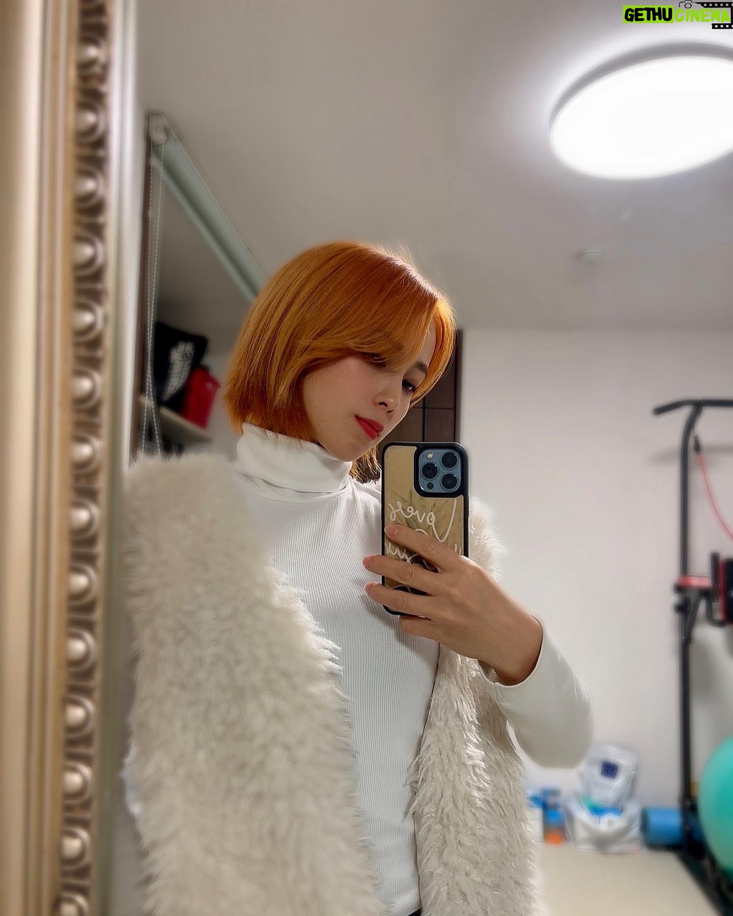 Minori Inudo Instagram - #オレンジ 🍊の気分 #オレンジヘア