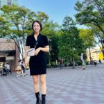 Minori Inudo Instagram - @lacoste 初めてラコステで ニットワンピ買ってみた👗 デザイン良き✌️ 顔全開で顔まるいね🥹 #ワンピース #ニットワンピース