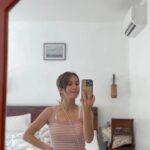 Minori Inudo Instagram - ベットの上ぐちゃぐちゃだね☺️笑 今日の服、 【トップス】タイのモールで200B(800円)🌱 【ボトムス】H&Mで2000円くらい🌱 全身やす〜笑 #今日の服 #ootd #プーケット