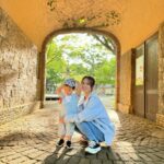 Minori Inudo Instagram - 写真撮ると絶対どっちかへんな顔してるか見てない🥲 こもれび森のイバライド🌳行ってきたよ☺️ 初めて行ったんだけど自然もすごいし中何でもあるしすごい👏東京から車で1時間半くらい🚗こんな素敵なところあるんだね🤭まだまだ知らないところいっぱいありそう！ 色んなところいきたいねぇ〜💛 #茨城 #イバライド