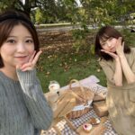Mio Kudo Instagram - 先日かなみんとピクニックしてきました🧺💙 こんなにかわいいピクニックをしたのは初めてでワクワクしました…！ふんわり、おっとりなかなみんにも癒されながら最高の休日でした♪ #辻野かなみ　ちゃん #かなみんかわいい