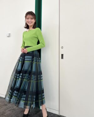 Mio Kudo Instagram - DayDay.、ヒルナンデス！
電波ジャックありがとうございました〜！
とっても楽しかったです💚

よる7時から放送の3大コラボ2時間SP
#突破ファイル　ご覧くださいね☺️

💄　@yumikasawanishi 
👗　@df4810