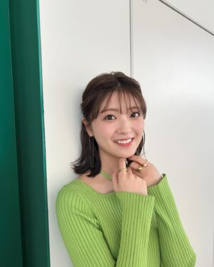 Mio Kudo Instagram - DayDay.、ヒルナンデス！
電波ジャックありがとうございました〜！
とっても楽しかったです💚

よる7時から放送の3大コラボ2時間SP
#突破ファイル　ご覧くださいね☺️

💄　@yumikasawanishi 
👗　@df4810
