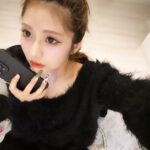 Mirai Yokoda Instagram – いつもとメイク変えてみた💕💕肌加工のみ