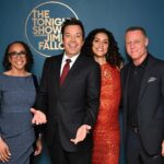 Miranda Rae Mayo Instagram - thanks @jimmyfallon for showing our One Chicago fam a great time in the Big Apple✨ 📸: @toddowyoung / @nbc