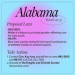Miranda Rae Mayo Instagram - It is Trans Visibility Day!! I’ve reposted instructions from a personal hero of mine @alokvmenon on how to help our trans community at this crucial time. I’ve also posted @vicenews coverage on the harmful bills in Alabama and Arkansas. Repost from @alokvmenon • via @chasestrangio @aclu_nationwide @raquel_willis It is day 6 of #TransWeekofAction and in addition to continuing our efforts to stop Arkansas’s HB1570, we continue to target Alabama today. Alabama could pass the most sweeping attack on trans youth in history. HB1/SB10 would make it a felony to treat trans youth up to age 19 and forcibly out trans and gender expansive youth to their parents. Please share this info, contact Gov. Ivey and donate to @tko_alabama. Link in bio to access graphics and scripts! Script: Dear Governor Ivey: I am writing because I oppose HB1/SB10 and HB391. These bills needlessly and cruelly target transgender youth in Alabama who are just trying to live their lives and access the care recommended by their doctors and supported by their parents. Trans youth just want to go to school and play sports alongside their friends.  I oppose HB1 and SB10, which interfere with trans youth and their families from being able to seek and access the healthcare they need. Parents, patients, and medical professionals – not politicians – should decide what medical care is in the best interest of any young person. Transgender young people thrive when they are supported by their family, school, and community; however, these bills would take away their personal treatment options, undermining the prevailing recommendations of every major medical association.  I oppose HB391 because it needlessly targets trans women and intersex people in sports when lawmakers cannot even point to a single trans woman currently competing in Alabama. It sends a harmful to trans youth that they don’t belong and will invite costly litigation from private parties and the federal government.  All of these bills will cost the state hundreds of millions of dollars in lost tourism and business revenue. And most significantly, I am worried for my trans loved ones should these bills become law.