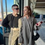 Mirela Balić Instagram - Sr. y Sra. Smith o tus padres. 🖤🖇️💭 Merci @duarte.official