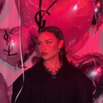 Mirela Balić Instagram - Wonderful night at the YSL Loveshine launch in Madrid. @yslbeauty #yslbeauty #makeuplook 🌹 • Muah @sofia.camarenaa @yslbeauty Wearing @acromatyx_official @unode50 @houseoflukemartin