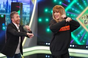 Miren Ibarguren Instagram - Lo hemos pasado pipa en @elhormiguero . Gracias. Pepa Teki.