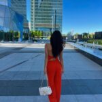 Miriam Saavedra Instagram - Madrid, rojo y viento 🌹 💃 rojiza ando 💃💃💃
