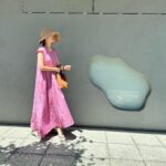Misa Eto Instagram - ⁡ ⁡ 溶けそうなくらい暑いね🫠 下半期スタート！ ⁡ 最近の私服 車で座ってたからしわくちゃ👗