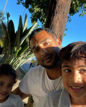 Mishael Morgan Instagram - Happy 40th birthday to my hubby 🥳. 40 never looked so cool 😎 ❤️. Thanks for all the great times, crazy times, unconditionally love and always being our rock. Cheers to the next 40 years 🥂#happybirthday #40yearsyoung #tulumbirthday @nav_as_is