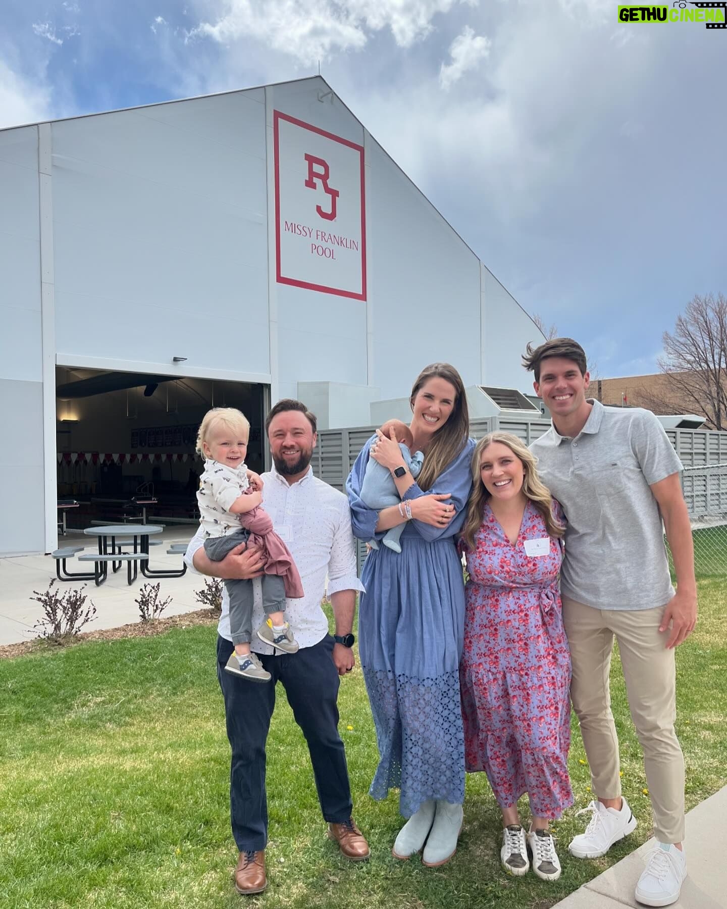 Missy Franklin - 20.4K Likes - It’s hard to put into words what yesterday meant to me. I could have never imagined such an honor, and it still doesn’t feel real.
My four years at @regisjesuiths were some of the most impactful of my life, and I don’t know if I could have gotten through the journey I experienced at 17 years old without them. To my sisters, my teachers, my coaches, the staff, administration, the board, and all the other support at RJ, during my four years and now. Thank you. From the bottom of my heart. To know that there is a piece of me that will forever live on our campus is something greater than I could have ever imagined.
To be able to do all of this with my dearest friends and family by my side made it even more meaningful, and thank you endlessly for being with me every step of the way. This was the first event I was able to share with Caitlin, and it made me unbelievably emotional all day seeing her walk around my campus, my school, and meet so many of the people who had such a profound impact on me.
I have a million more thoughts but I’ll leave it there for now. Go raiders. Live the fourth. Thank you.
