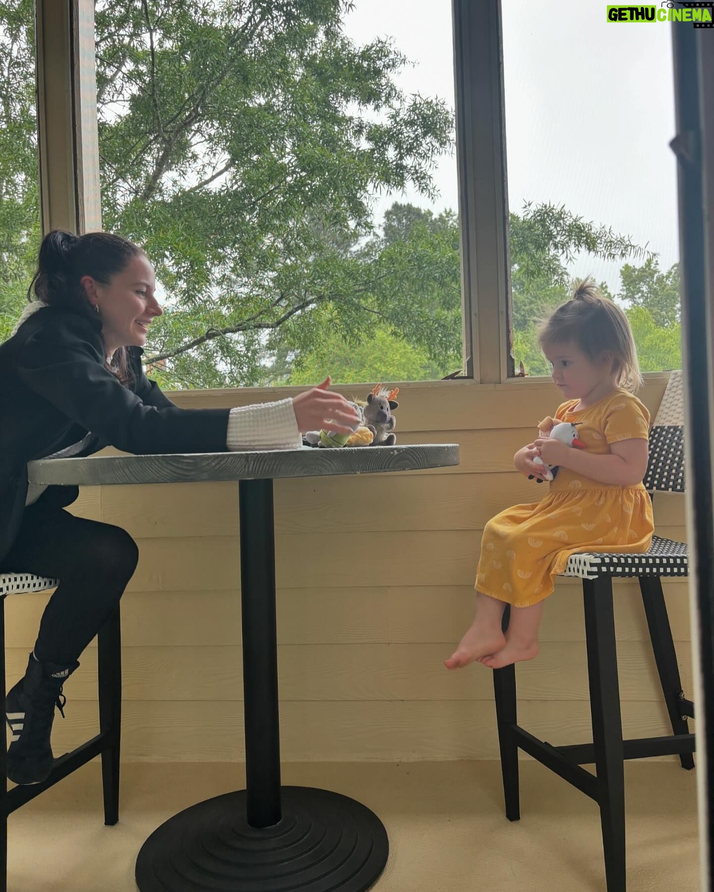 Missy Franklin Instagram - Just a little of Cait Cait lately🩷🫶🏻 We traveled to Virginia last weekend to see my sweet cousin get married, and Caitlin got to see/meet a lot of my extended family, which meant the world to me. It was such quality family time that we all enjoyed so much. We came home and she got her second set of tubes on Tuesday. It was just as easy as we remember, and our girl was amazing. She was back to herself even before her nap that same day, and has been classic Cait Cait ever since. Every day I think I can’t possibly love her anymore. Every day I do. She’s my best friend.