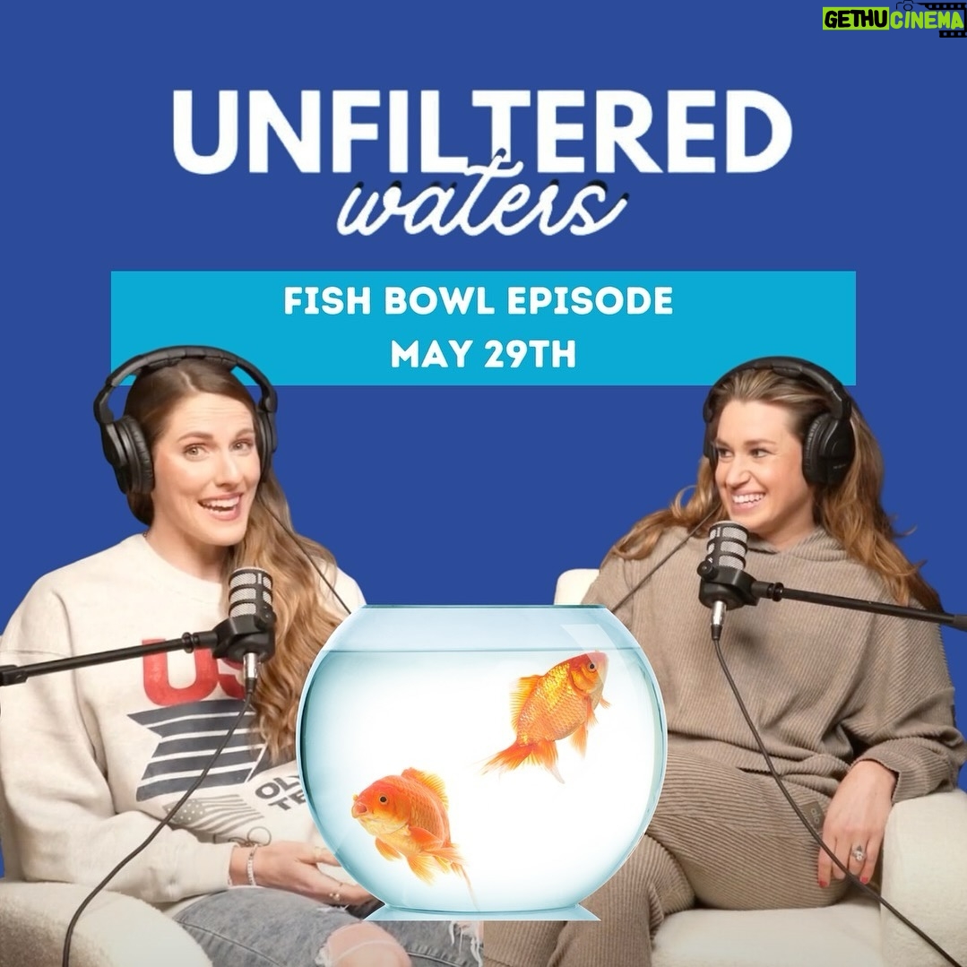 Missy Franklin Instagram - Our solo episode drops tonight at midnight. Wondering why we’re calling it our “Fish Bowl” episode? Well, you’re just going to have to tune in and watch/listen. 😏 We laugh at ourselves, we share some heartfelt moments, we discuss some questions sent in from our Unfiltered Waters community and we have a blast..don’t miss it. 💥 Don’t forget to hit that subscribe button so you’re alerted when new episodes and content drop on Spotify/Apple/YouTube ✅