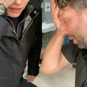 Missy Peregrym Instagram - Happy FBI Tuesday! Here’s some pics of my 8 month old belly and how I was able to keep working... lots of people tied my shoes for me! ❤️... and the last is how we prepared for intense scenes. #eyefarts #professionals 
@fbicbs