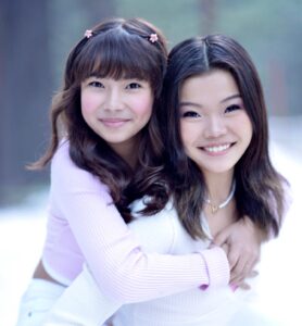 Miya Cech Instagram - corinne tan is now available to stream on Netflix! we’re so honored to be a part of the american girl family swipe to see how our mom unknowingly manifested it weeks before we even heard that the movie was in development 😂.