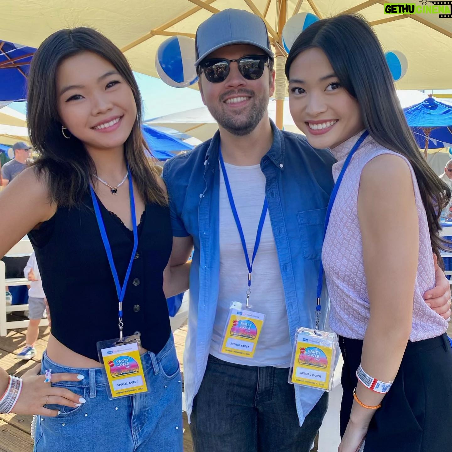 Miya Cech Instagram - so much fun as usual at @mattel ‘s party on the pier benefitting the @uclamch! 🎡