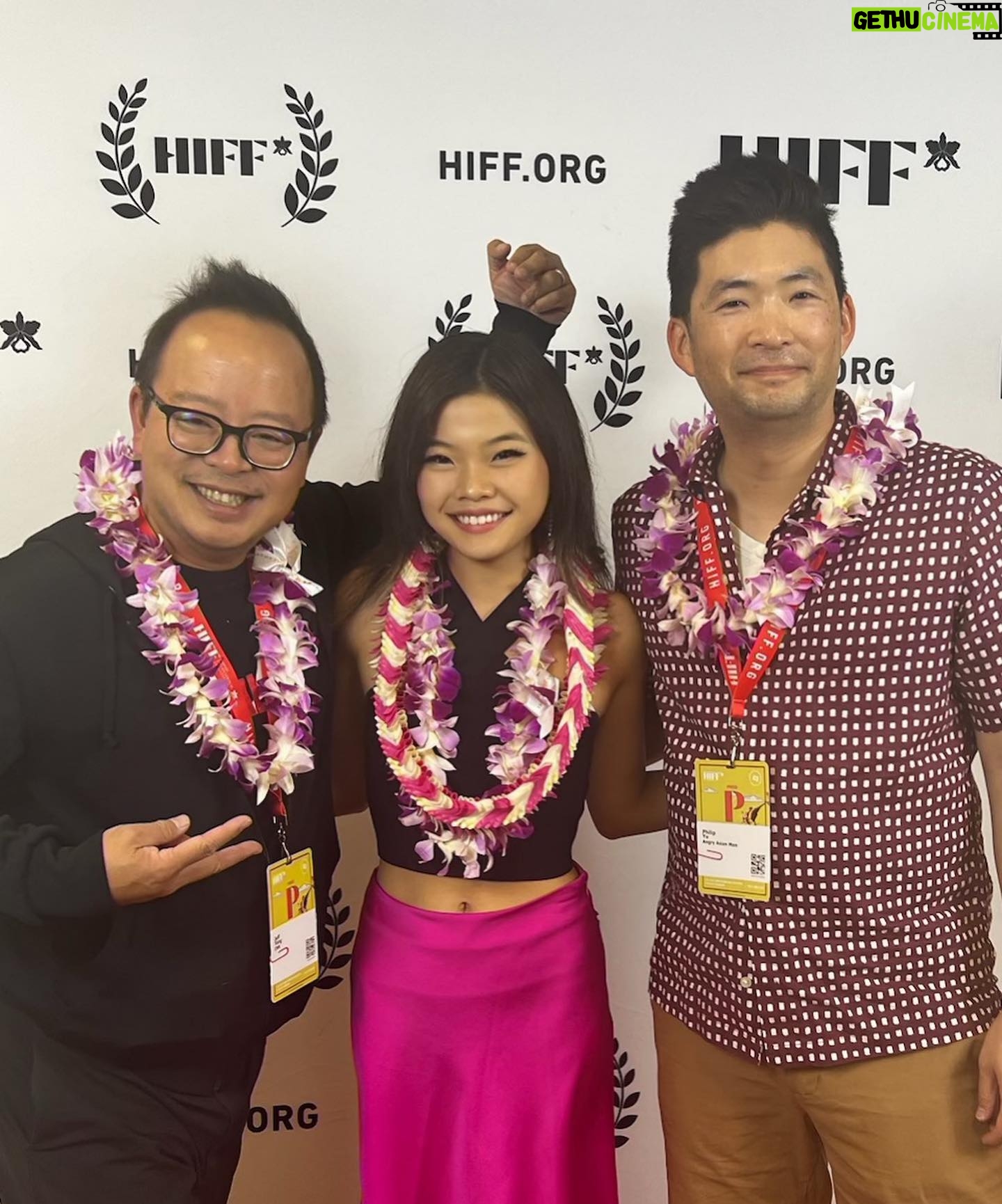 Miya Cech Instagram - thanks to our @sagaftra interim agreement, @agreatdivide was a hit in hawaii 🌺 mahalo for having us @hiffhawaii!